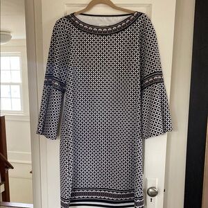 Max Studios Navy & White Dress